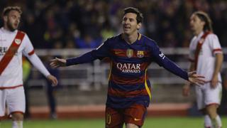 Barcelona goleó 5-1 al Rayo Vallecano con hat-trick de Messi