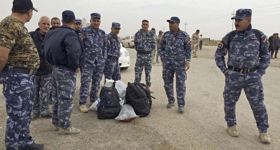 Refuerzos esperan su turno para ir a luchar a Mosul. (Foto: EFE)