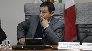 Joaquín Dipas: Comisión de Inmunidad Parlamentaria vería su caso el jueves