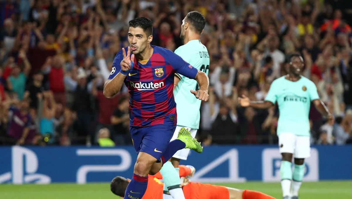 Barcelona venció al Inter de Milán con dos goles de Luis Suárez. (Foto: REUTERS/Sergio Pérez)