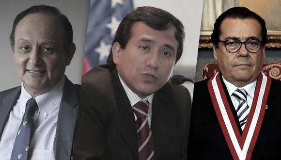 Walter Guti&eacute;rrez, Samuel Abad y Enrique Mendoza son los tres candidatos a la Defensor&iacute;a del Pueblo. (Foto: El Comercio)