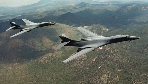 Los bombarderos B-1B de Estados Unidos volaron desde Guam hasta las cercanías de Corea del Norte. (AP).
