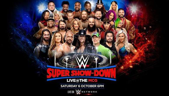 WWE Super Show-Down 2018 se llevará a cabo en Melbourne, Australia. (Foto:WWE).