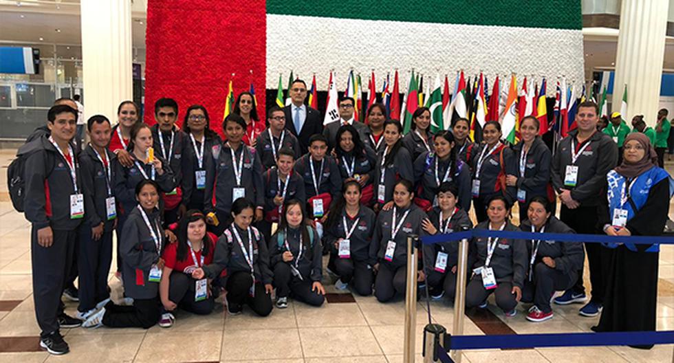 El equipo peruano competirá ya se encuentra en competencia tras un largo viaje de más de 38 horas que los llevó por Bogotá, Colombia, Madrid, España y Dubai. (Foto: OEP)