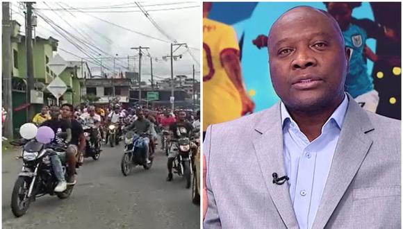 Calles de Buenaventura fueron abarrotadas para despedir a Freddy Rincón. (Foto: AP/Captura)