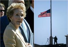 Obama ordena banderas a media asta en memoria de Nancy Reagan 