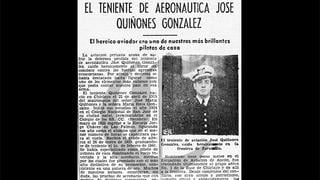 Así Ocurrió:En 1941 José A. Quiñones muere defendiendo el Perú