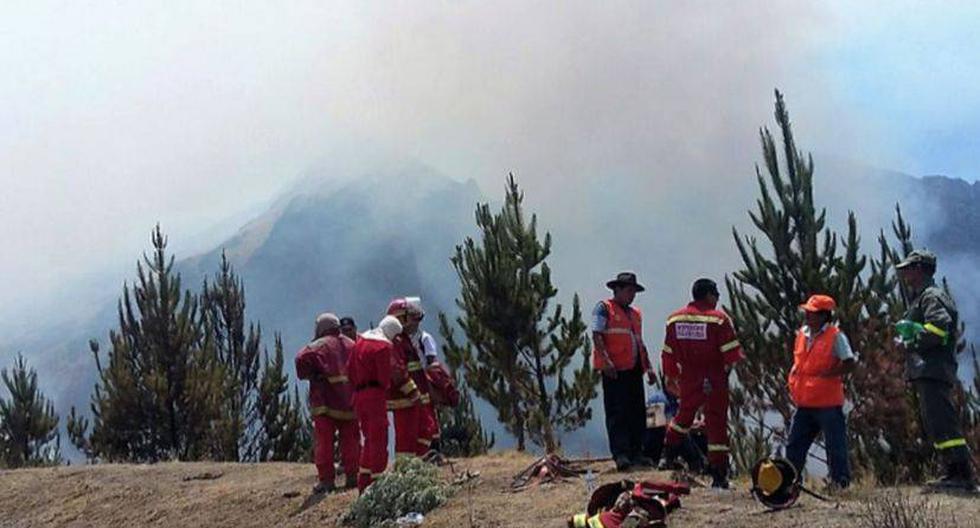 Incendios forestales afectan a varios distritos de Cajamarca y Lambayeque (Andina)