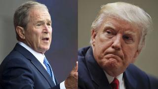 Bush rompe su silencio: Apoya a los migrantes y critica a Trump
