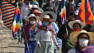Protestas se recrudecen en Bolivia y camiones con insumos médicos para el coronavirus quedan varados | FOTOS