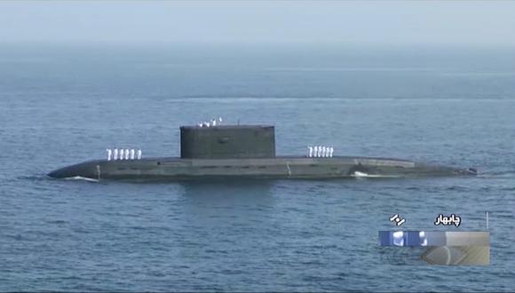 Imagen de archivo | Un submarino durante ejercicios navales. (Foto de IRIB TV / AFP)