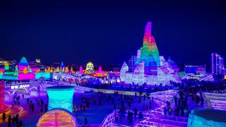 Así es el increíble festival de esculturas de Hielo a -20ºC en China