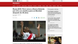 Perú está en Rusia 2018: la reacción de la prensa mundial