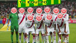 Arma tu equipo de Perú para el partido ante Ecuador