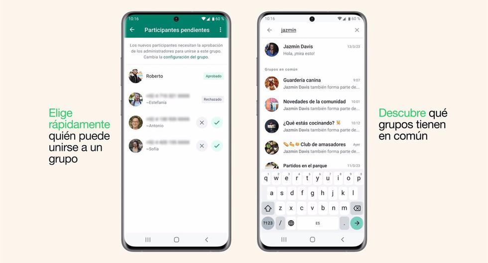 WhatsApp adds a function to know which groups you have in common with your contacts