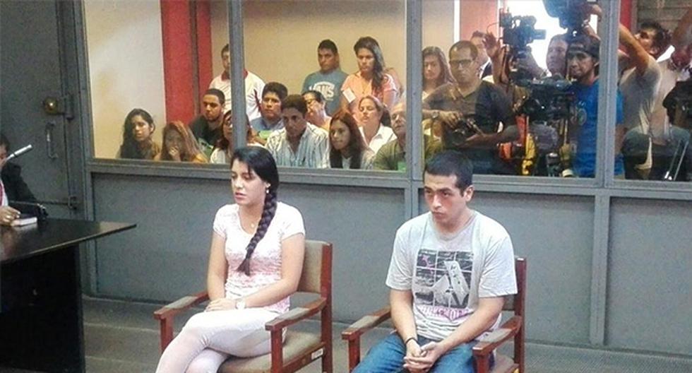 Marco Arenas y Fernanda Lora Paz fueron sentenciados por el Poder Judicial. (Foto: Corte Superior de Lima)