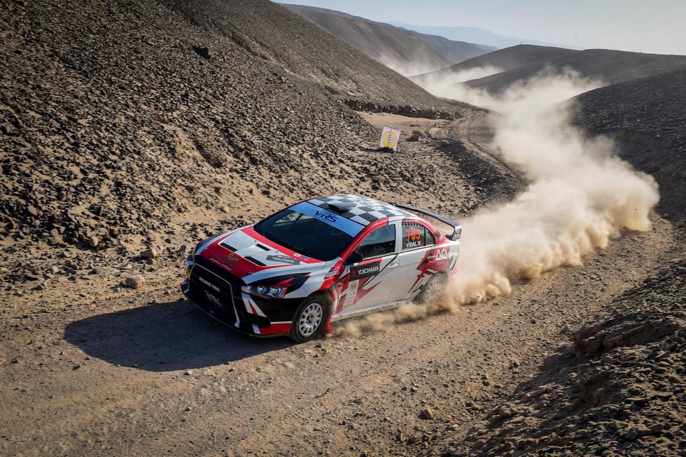 Así se disputó la cuarta fecha del Rally ACP en el Rally Líneas de Nasca y Palpa. En escena, Ricardo Vidal, ganador de la categoría TIN. (Foto: Itea Media)