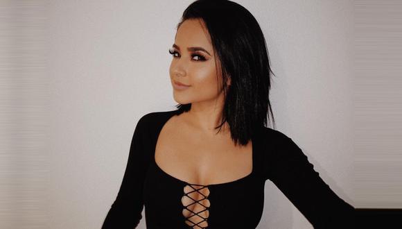 La cantante decidió lucirse sin maquillaje en sus redes sociales. (Foto: @beckyg)