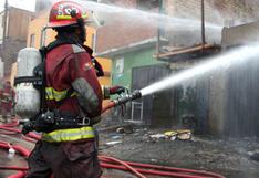 Mujer embarazada afectada por incendio en Los Olivos