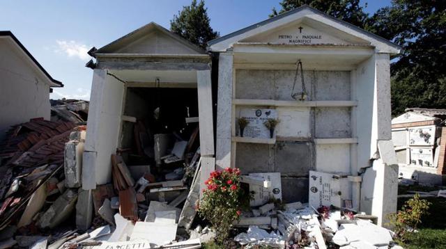 Terremoto en Italia: Así lucen las iglesias y los cementerios - 5