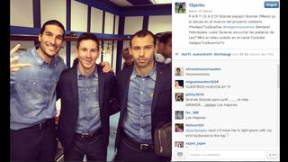 Messi y compañía compartieron su alegría por redes sociales