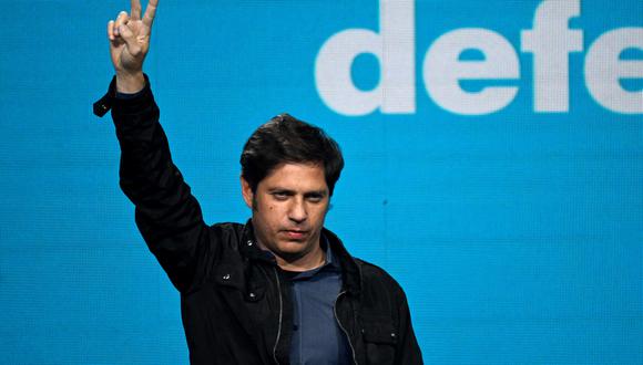 Axel Kicillof, gobernador de la provincia de Buenos Aires y candidato a la reelección. (Foto por LUIS ROBAYO / AFP)