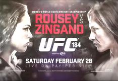 UFC: Rousey y Zingano en el estelar del UFC 184 (VIDEO)