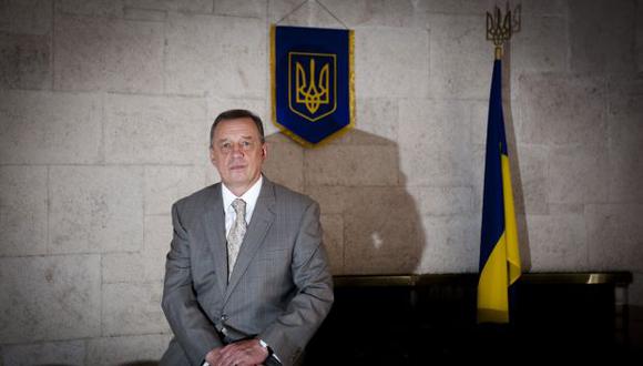 Oleksandr Mykhalchuk, embajador de Ucrania en el Perú. (Foto: Juan Ponce)