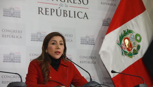 La Junta de Portavoces se realizó en la Sala Grau del Palacio Legislativo y fue conducida por la presidenta del Parlamento, Lady Camones. (Foto: Congreso)