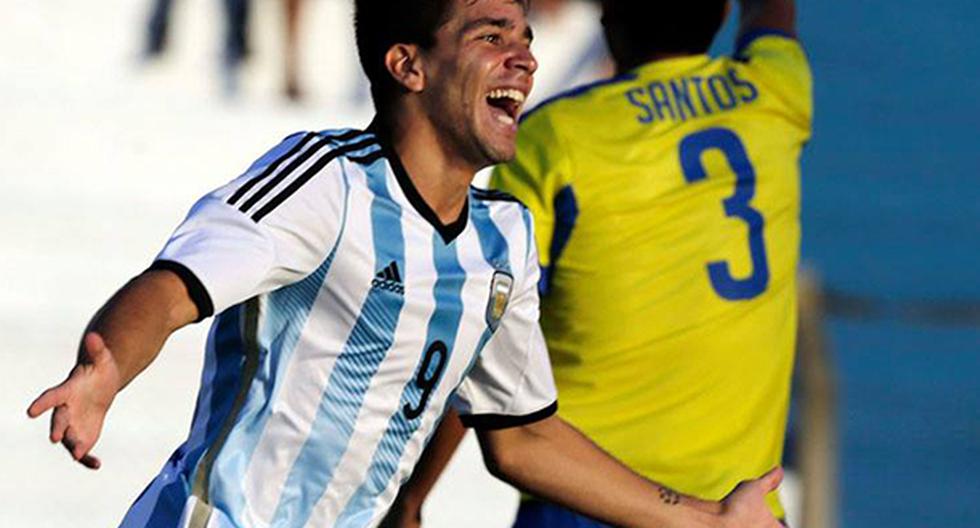 Giovanni Simeone logró doblete en Argentina. (Foto: AFA.org.ar)