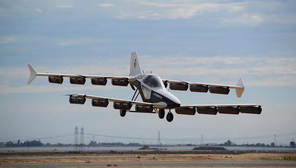 El Mk-5 es un avión eléctrico de un solo pasajero. | (Foto: teTra aviation corp./YouTube)