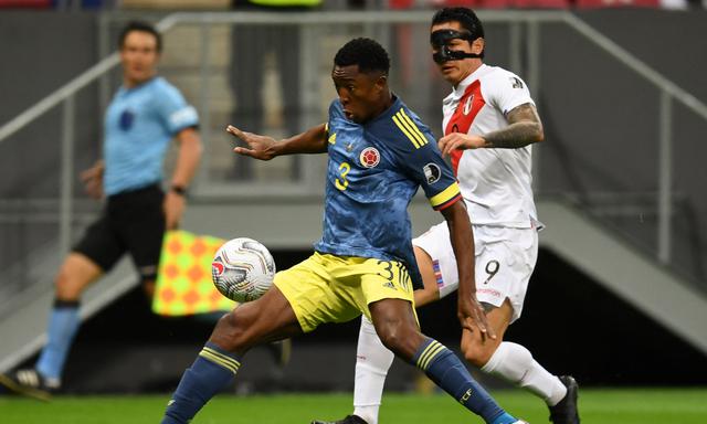 Perú y Colombia chocaron en el Mané Garrincha por el tercer puesto de la Copa América 2021 | Foto: AFP
