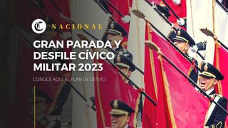 Gran Parada y Desfile Cívico Militar 2023 en la Av. Brasil: conoce el plan de desvíos