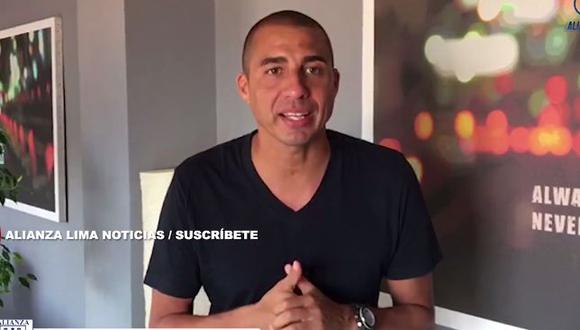 Alianza Lima: David Trezeguet y el mensaje a íntimos por el título del Torneo Apertura. (Foto: Captura)