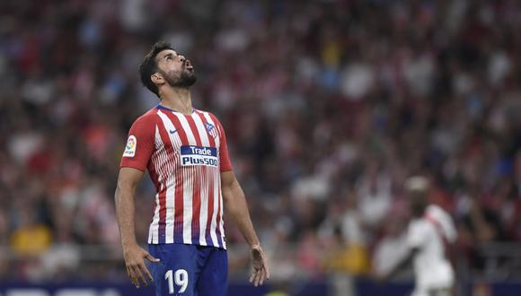 Diego Costa regresó al Atlético de Madrid tras su paso por el Chelsea inglés. (Foto: AFP)