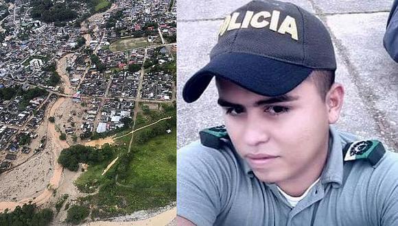 Avalancha en Colombia: El policía que se sacrificó por una niña