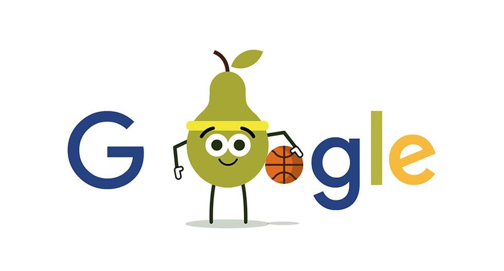 ¿Ya viste a la pera? Mira el nuevo doodle de Google por el día 13 de los Juegos Olímpicos de Río. (Foto: Captura)