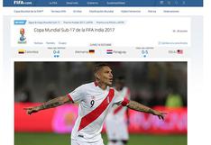 FIFA dedica portada a Paolo Guerrero y Selección Peruana