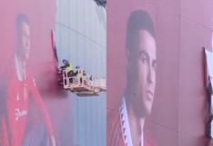 La decisión de Manchester United: club inglés saca mural del Cristiano Ronaldo del exterior de Old Trafford