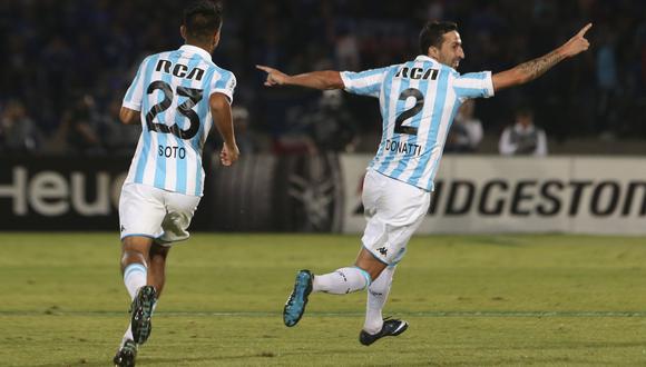Universidad de Chile vs. Racing: Alejandro Donatti anotó un golazo en el duelo por Copa Libertadores. (Foto: AP)