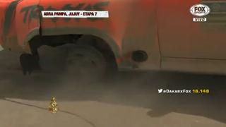 Dakar 2016: Robby Gordon completó la etapa 7 sin rueda [VIDEO]