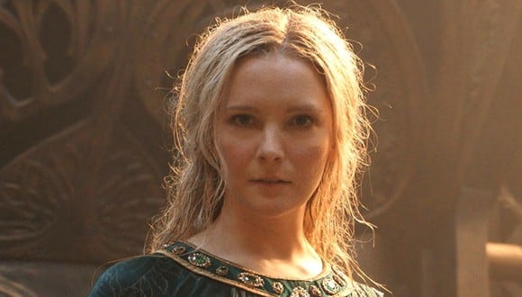 La actriz Morfydd Clark como Galadriel en "El Señor de los Anillos: los Anillos de Poder" (Foto: Amazon Studios)