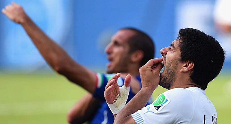 El \'Pistolero\' mordió al italiano en el Mundial Brasil 2014 (Foto: Getty Images)