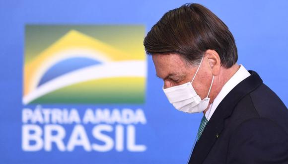 El presidente de Brasil Jair Bolsonaro. (Foto: EVARISTO SA / AFP).