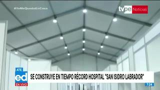 Coronavirus en Perú: hospital “San Isidro Labrador” se construye en tiempo récord