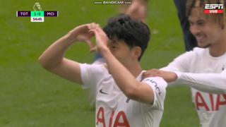 Manchester City vs. Tottenham: Son Heung-Min anota un golazo para el 1-0 de los ‘Spurs’ [VIDEO]