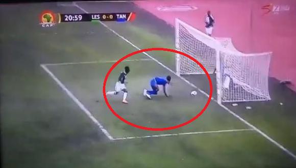 En las clasificatorias para la Copa de África se realizó una jugada muy graciosa que se volvió viral en YouTube. (Foto: Difusión).