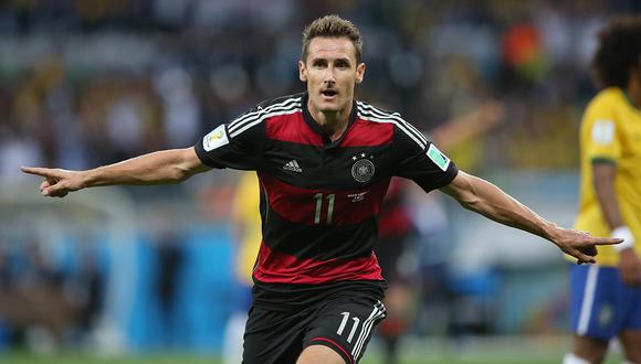Miroslav Klose dejó huella al convertirse en el máximo goleador en la historia de los Mundiales. Foto: EFE.