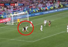 Inglaterra vs. Croacia: casi anota pero lanzó un remate al poste | VIDEO