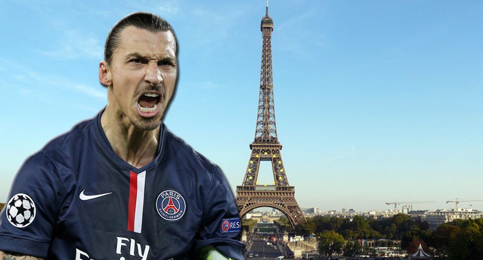 Zlatan Ibrahimovic recibe polémica respuesta de Torre Eiffel. (Foto: Perú.com)